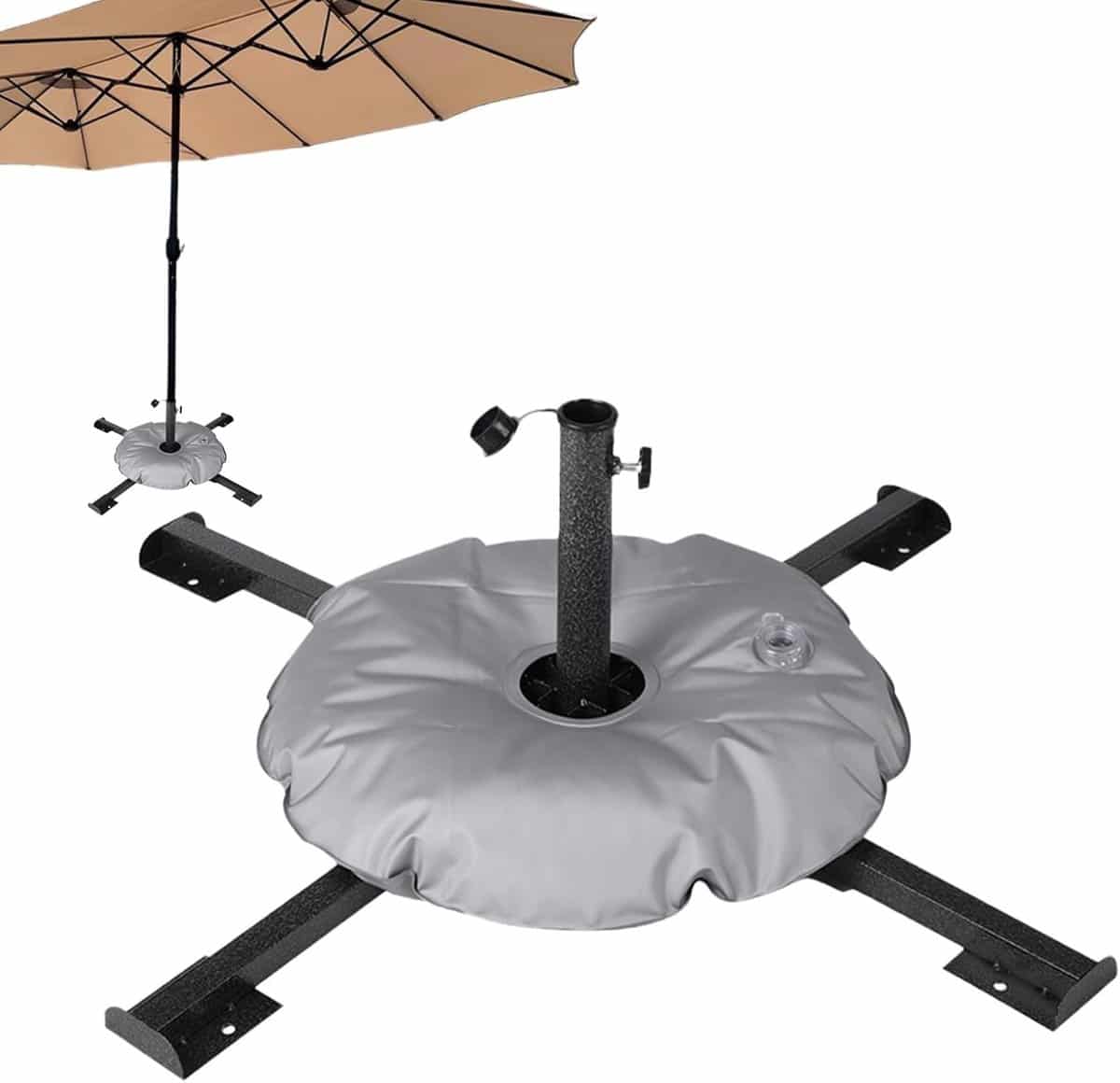 parasolvoet stabiele standaard buiten genieten vulbare waterzak