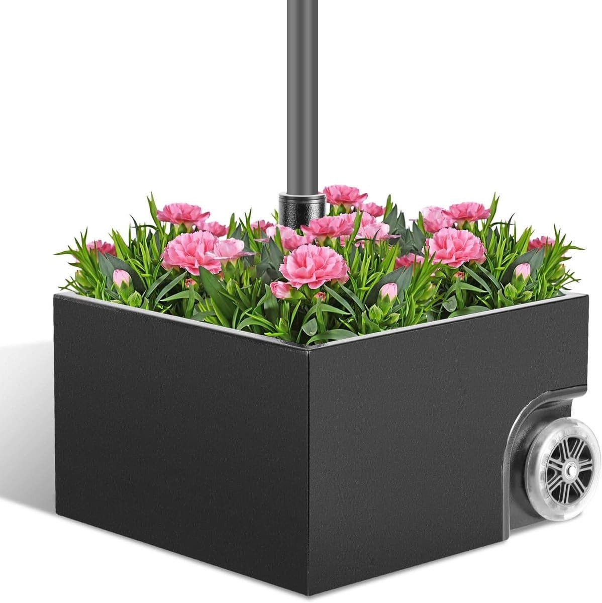 parasolvoet verrijdbare standaard terras verfraaien met plantenbak