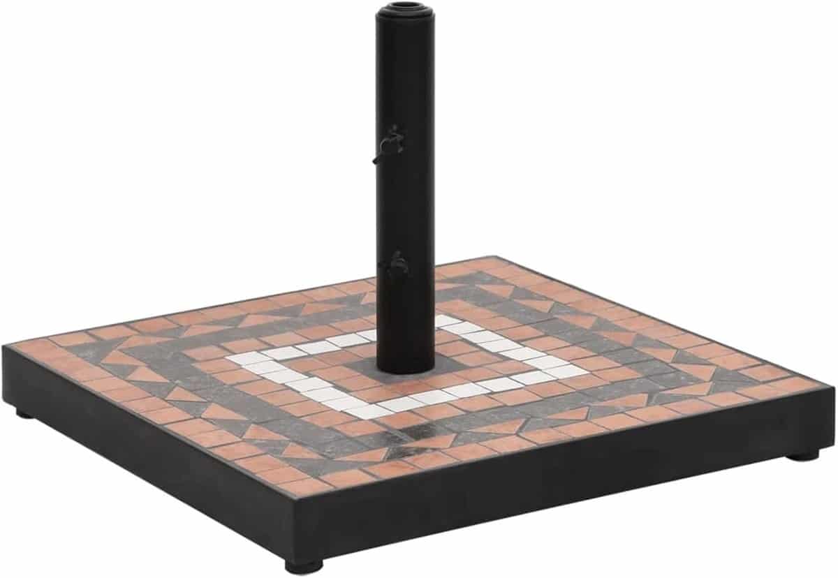 parasolvoet vierkant parasolstandaard stabilisator buitenruimte decoratie keramisch