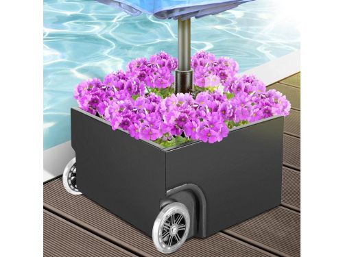 Parasolvoet Vulbaar - Parasolhouder Mobiel - Buiten Genieten - Met