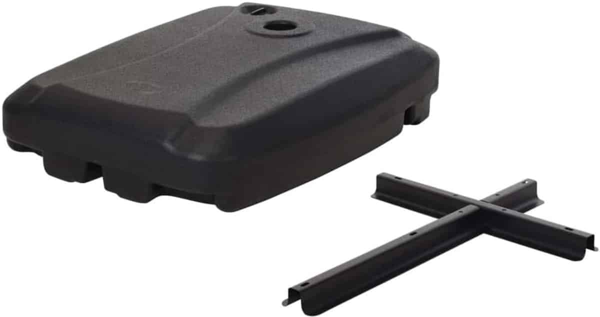 parasolvoet vulbaar parasolhouder stabiele parasol 60 liter