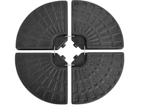 Parasolvoet Vulbaar - Parasolstandaard Set 4 Platen - Maximale Stabiliteit