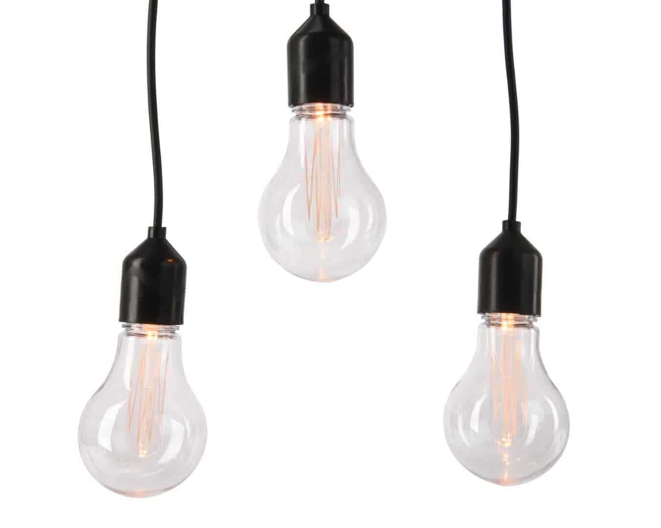 partylight big bulb start buit 950 cm 20l zwart/klassiek warm kerst ksd ksd