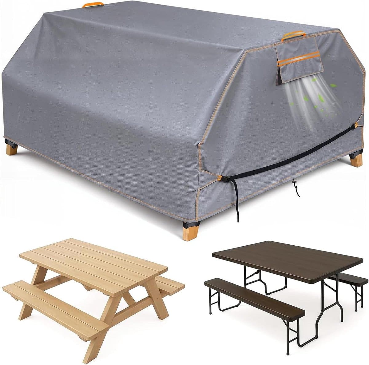 picknickbank tafelhoes bankhoes tafelbeschermer buitenmeubels beschermen waterdicht
