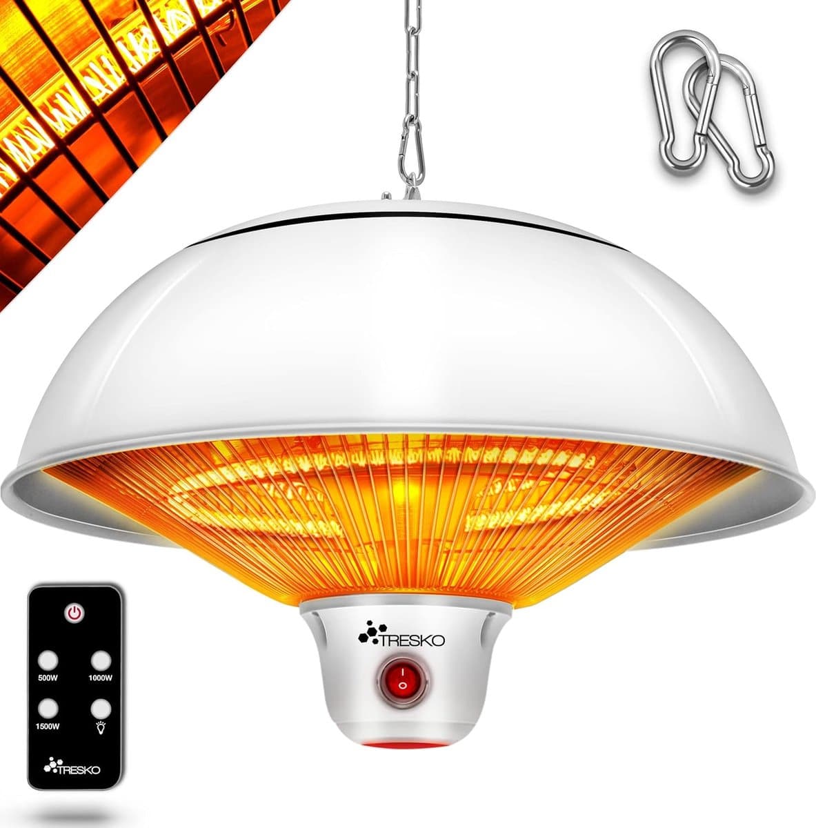 plafondverwarming 1500 w met afstandsbediening infrarood terrasstraler met 3