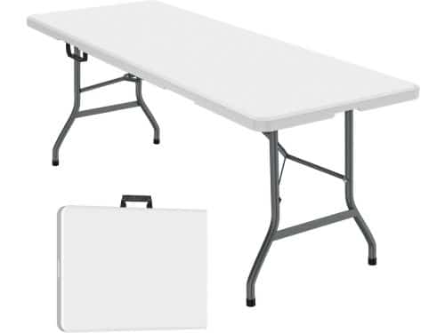 Plastic Klaptafel - Draagbare Tafel - Buitenfeesten - Met Slot