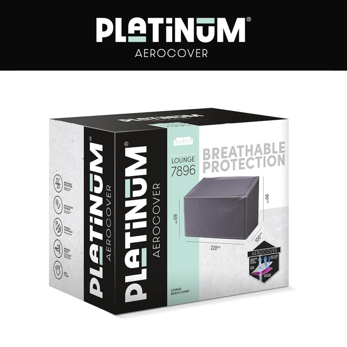 platinum aerocover loungebankhoes hb 220x100xh65/90