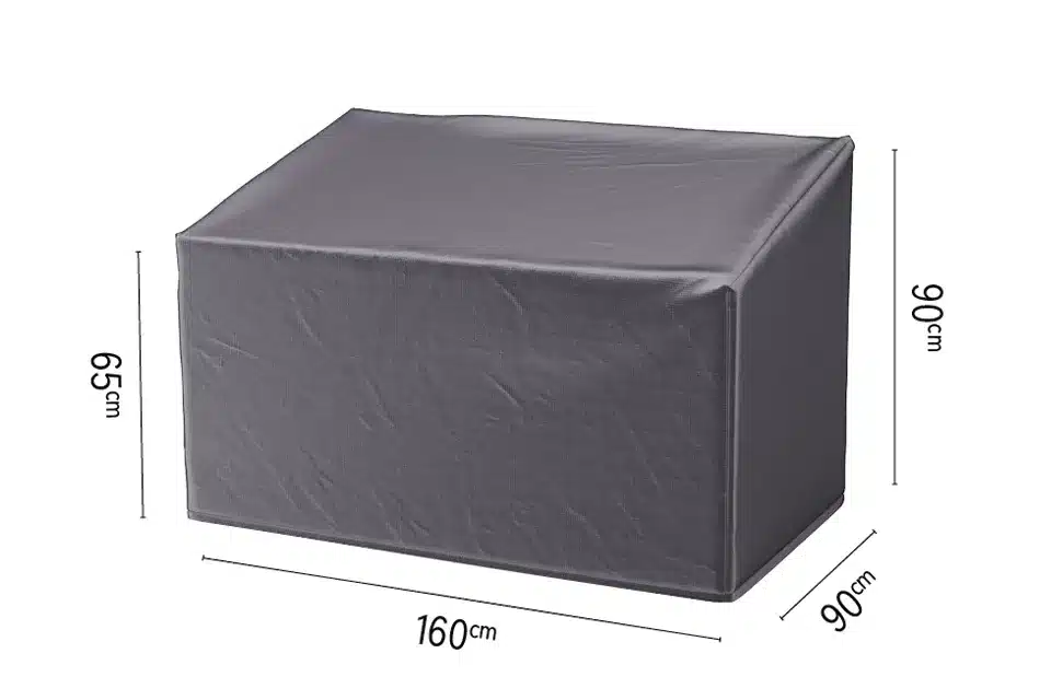 platinum aerocover | loungebankhoes hoge rug 160 x 90 x 65/90(h) cm