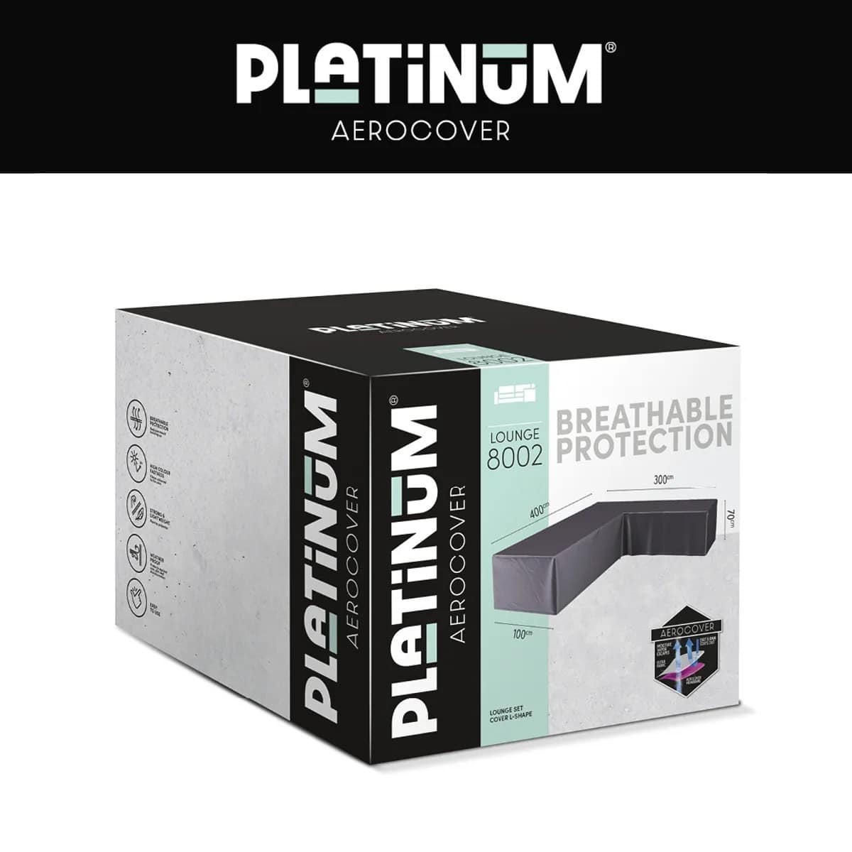 platinum aerocover loungehoes l 400x300x100xh70 rechts