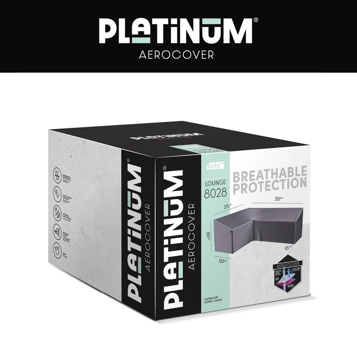 platinum aerocover loungehoes l hb 355x275x100xh65/90 links