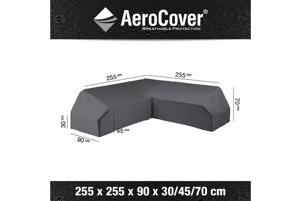 platinum aerocover | loungesethoes 255 x 255 x 90 x 30 45 70(h) | l platform
