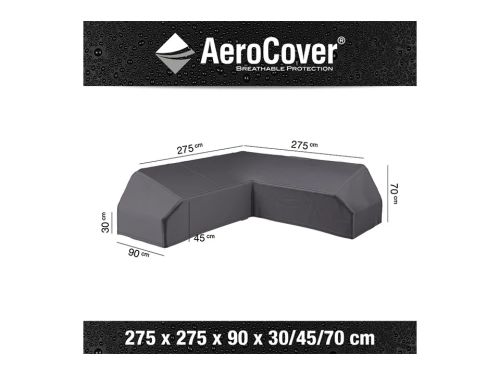 Platinum AeroCover | Loungesethoes 275 x 275 x 90 x 30-45-70(h) | L-Platform