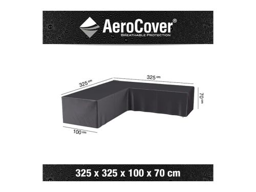 Platinum AeroCover | Loungesethoes 325 x 325 x 100 x 70(h) | L-vorm
