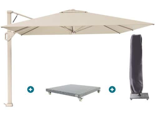 Platinum Beaufort Premium 3,2x3,2 m - Champagne Sandstone met voet