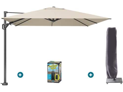 Platinum Challenger Premium T2 3x3 m - Champagne met ingraafvoet