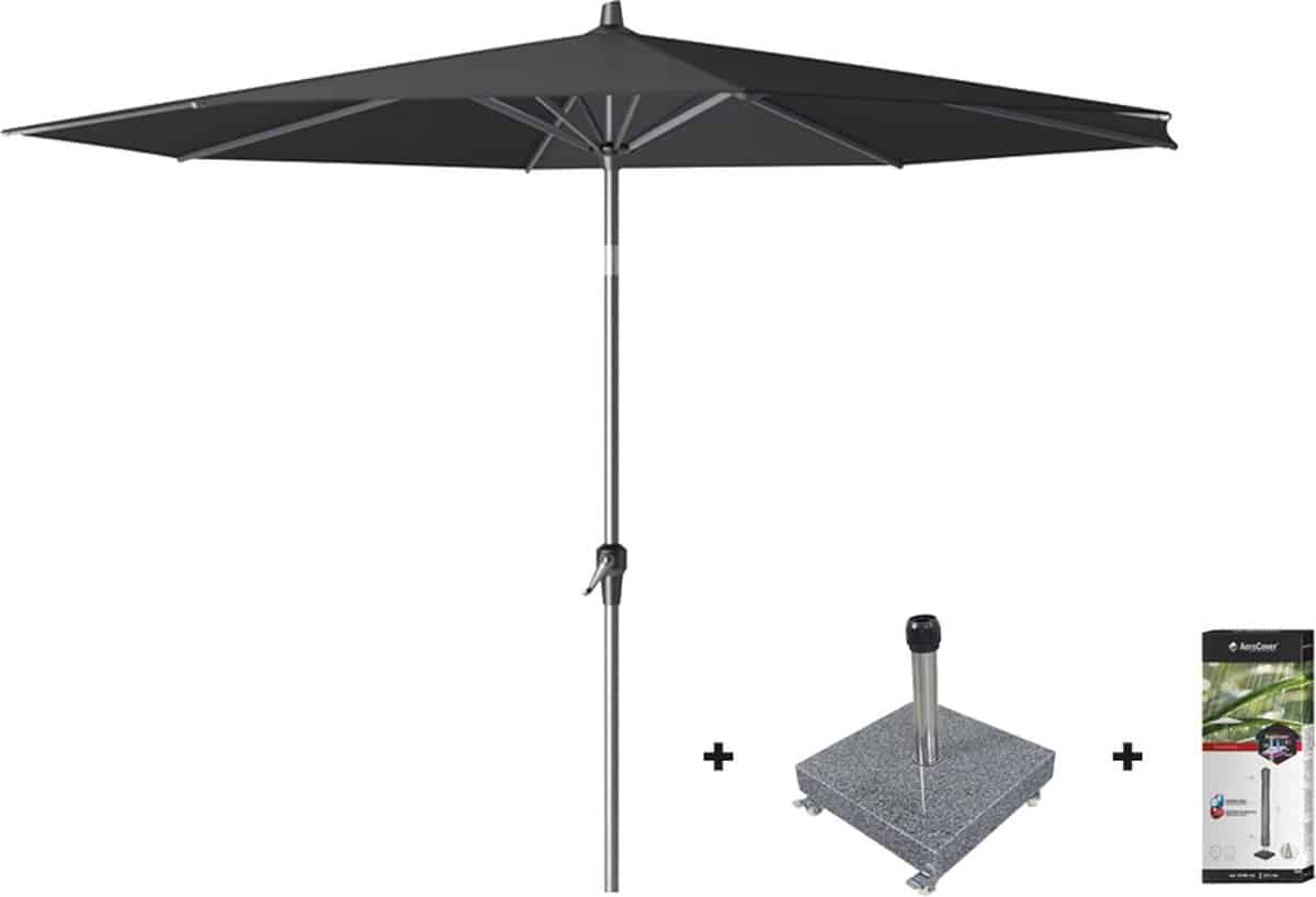 platinum riva stokparasol 3 m. rond premium faded