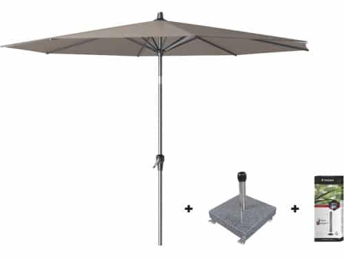 Platinum Riva stokparasol 3 m. rond - Premium - Havanna
