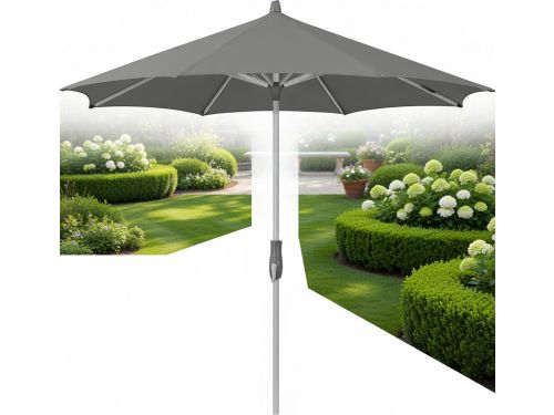 Premium 300cm Aluminium Zweefparasol met Zwengel en Kantelmechanisme