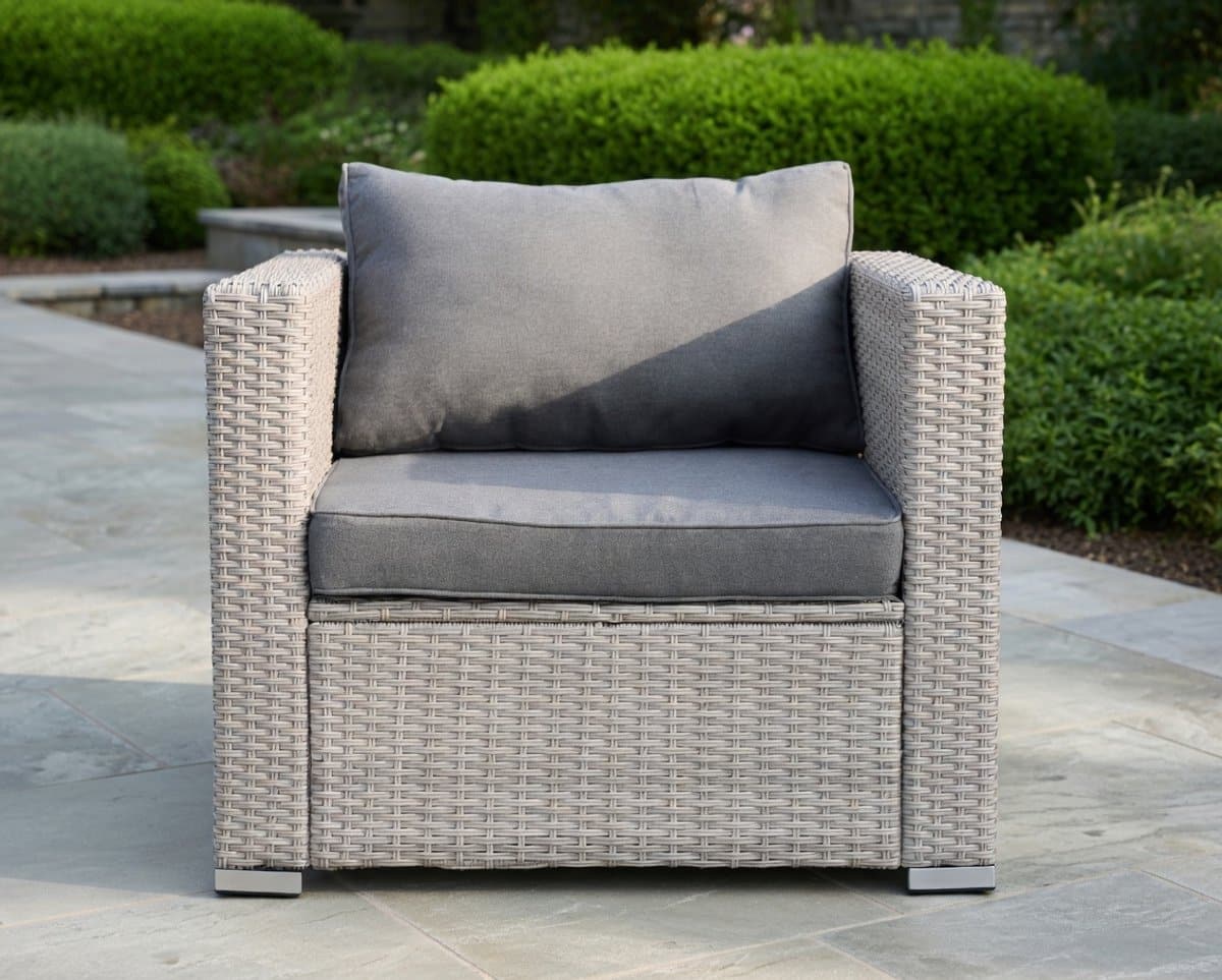 premium comfort lounge stoel polyrotan luxe tuin rotan stoel