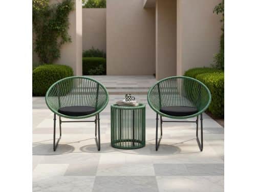 Premium Polyrattan Balkonset 2 Personen - Acapulco Tuinmeubel Set met