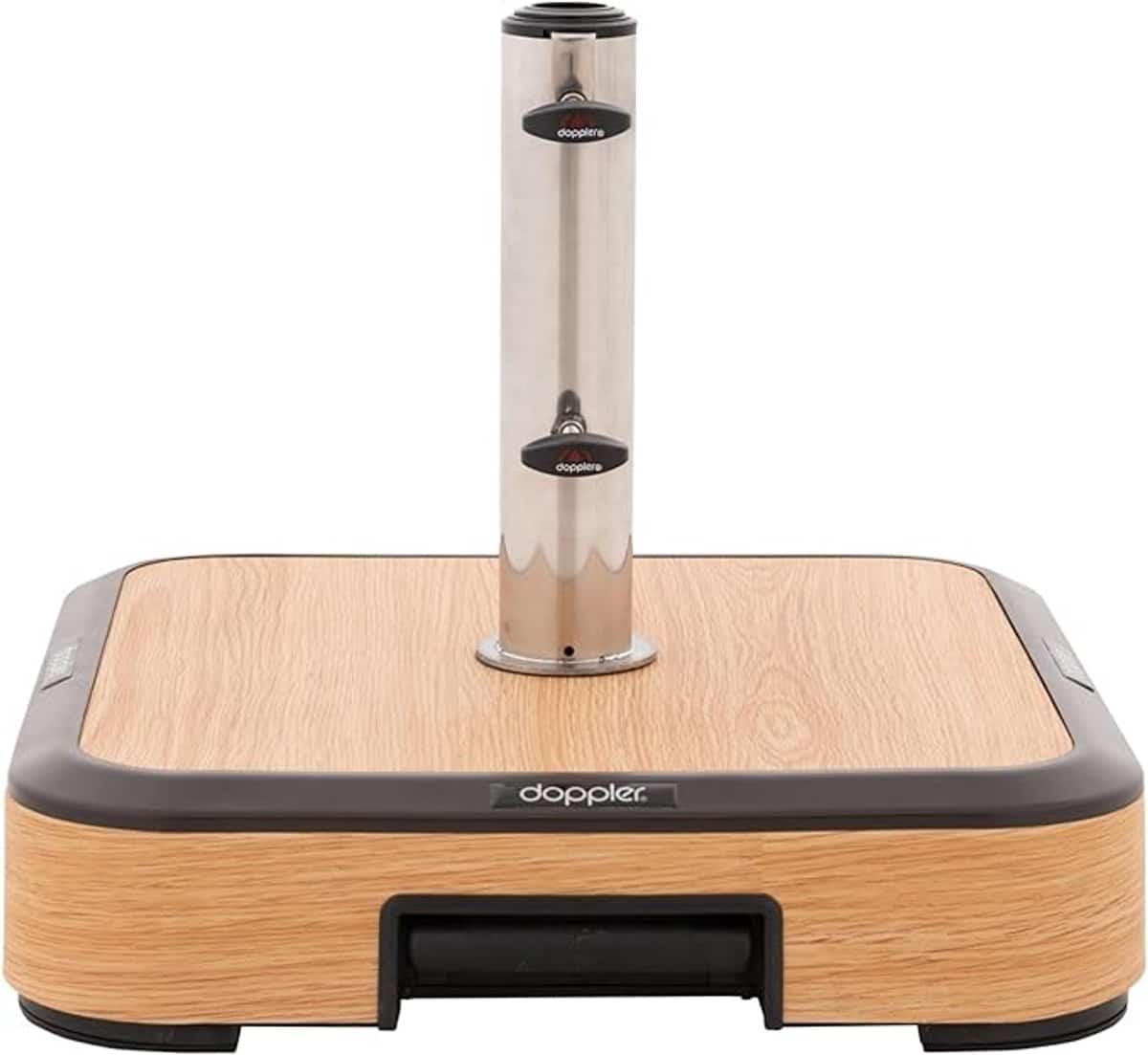 premium verrijdbare parasolvoet 50 kg met wielen en trolleyhandvat