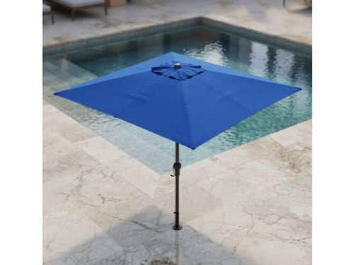 Premium Zweefparasol 3x3m met Aluminium Frame, 360° Draaibaar Voetpedaal