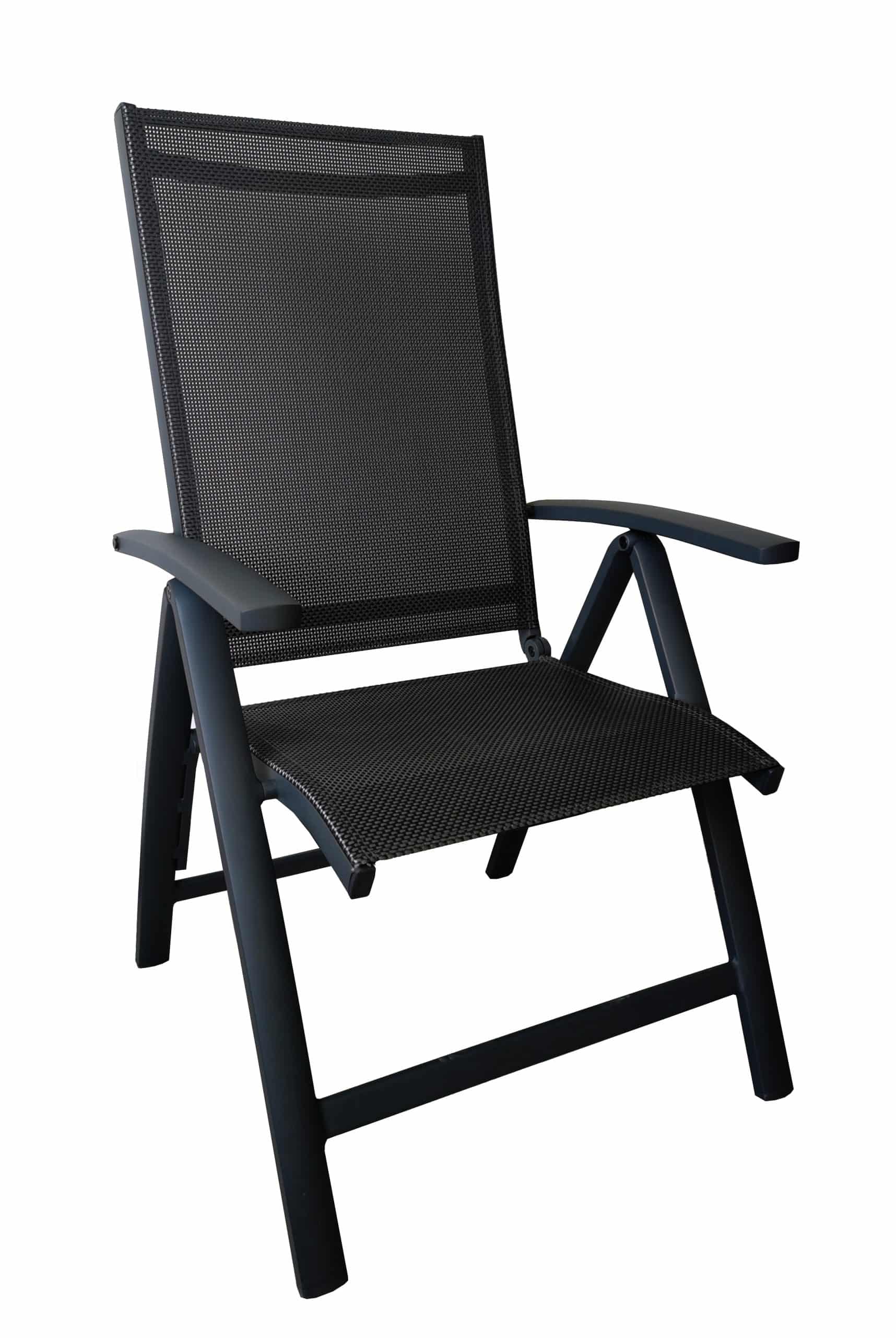 primero verstelbare tuinstoel antraciet