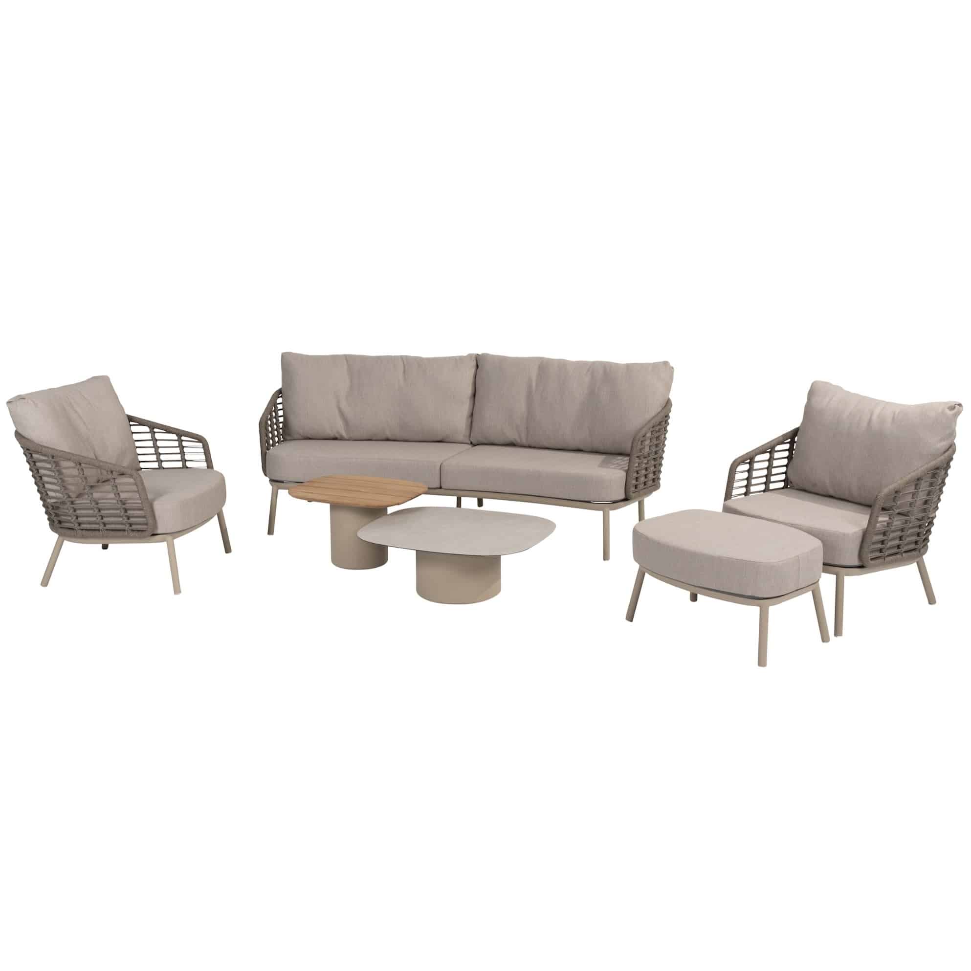 puglia stoel bank loungeset 6 delig organic latte taste 4so