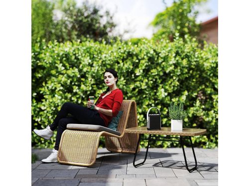 Pugsdrly Polyrattan tuintafel, 90 x 50 x 45 cm