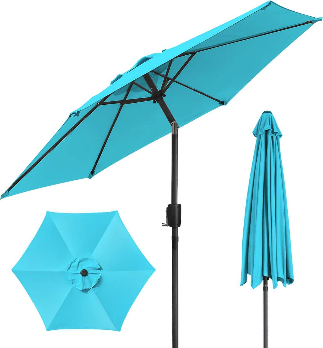 puluomis parasol Ø225 cm garden stokparasol