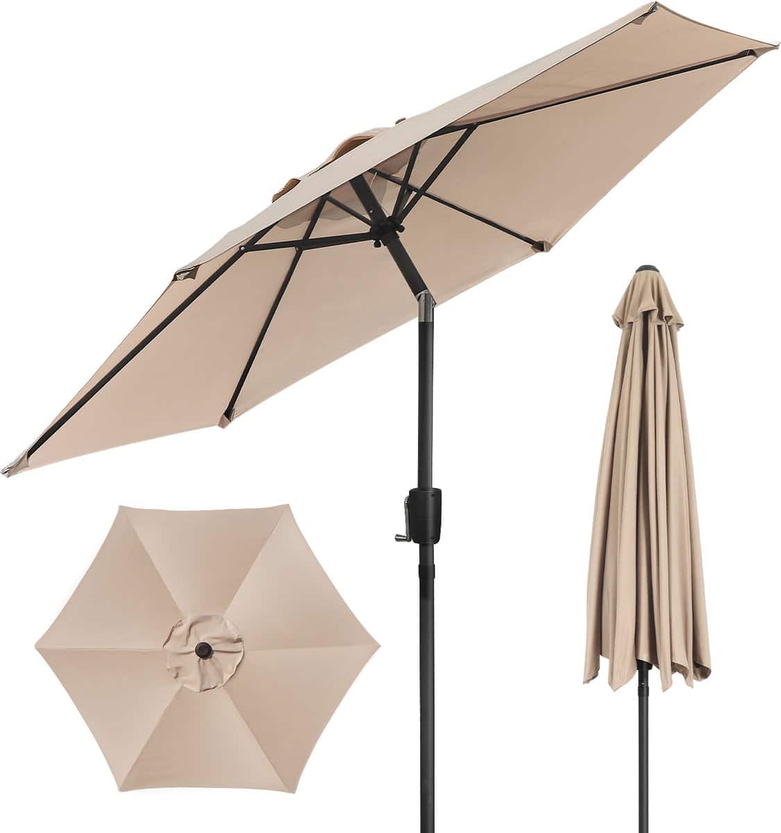 puluomis parasol Ø225 cm garden stokparasol