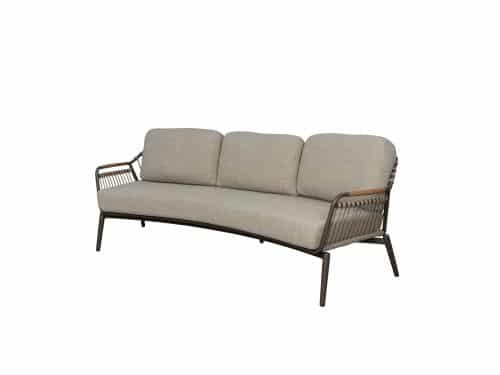 Qopps Egina comfort loungebank 3-zits earth
