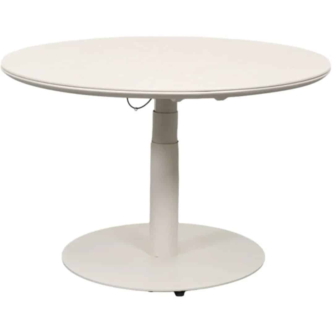 qopps savio in hoogte verstelbare tuintafel 110 cm doorsnee