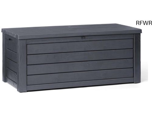 RFWR® Opbergbox 570 liter weerbestendig en waterdicht met zitgelegenheid