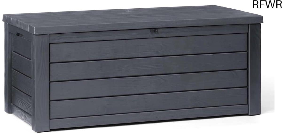 rfwr® opbergbox 570 liter weerbestendig en waterdicht met zitgelegenheid