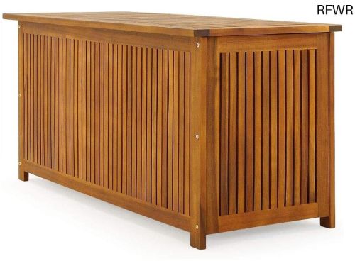 RFWR® Tuinkussenbox van Acaciahout met Deksel - Weerbestendig en Ventilerend
