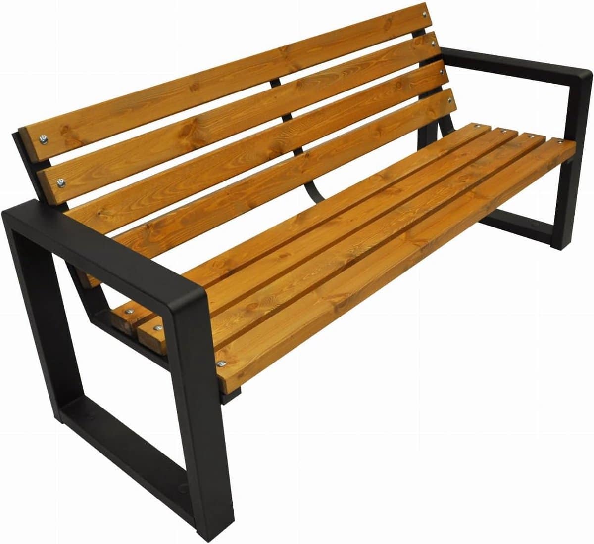 robuuste houten tuinbank 100cm weerbestendige parkbank voor buiten met