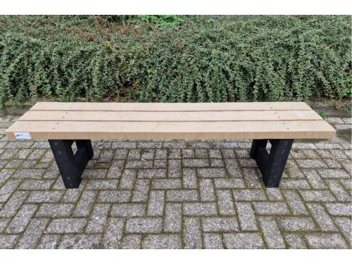 Rockwood® Zitbank Lifelong - Zwaar Kunststof (50kg)-Sand Beige 1.20m Montage