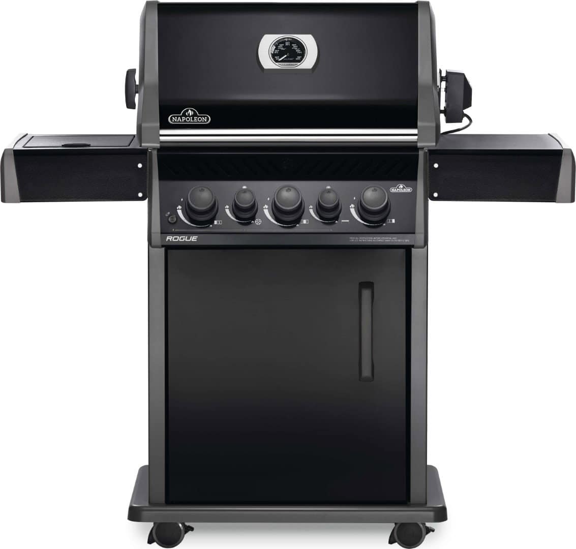 rogue 425 met zij en achterbrander zwart incl. draaispit bbq barbecue napoleon grills napoleon grills