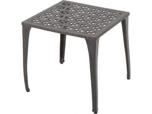 Ronde Bronzen Bijzettafel van Gegoten Aluminium voor Buiten en Tuin