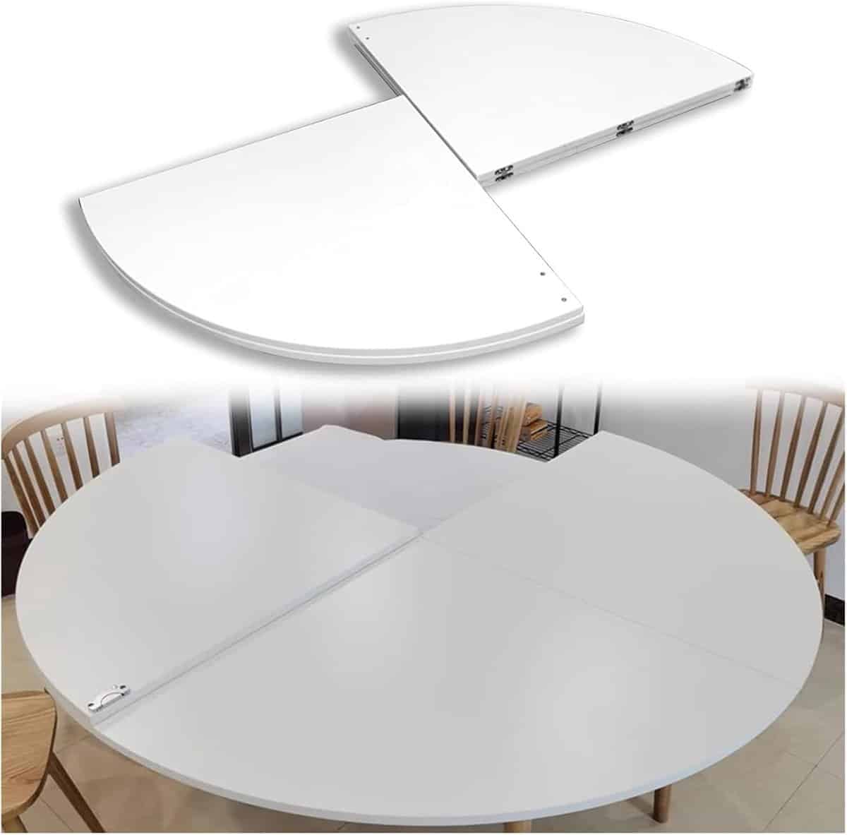 ronde eettafel klaptafel cirkel feest banket ruimtebesparend