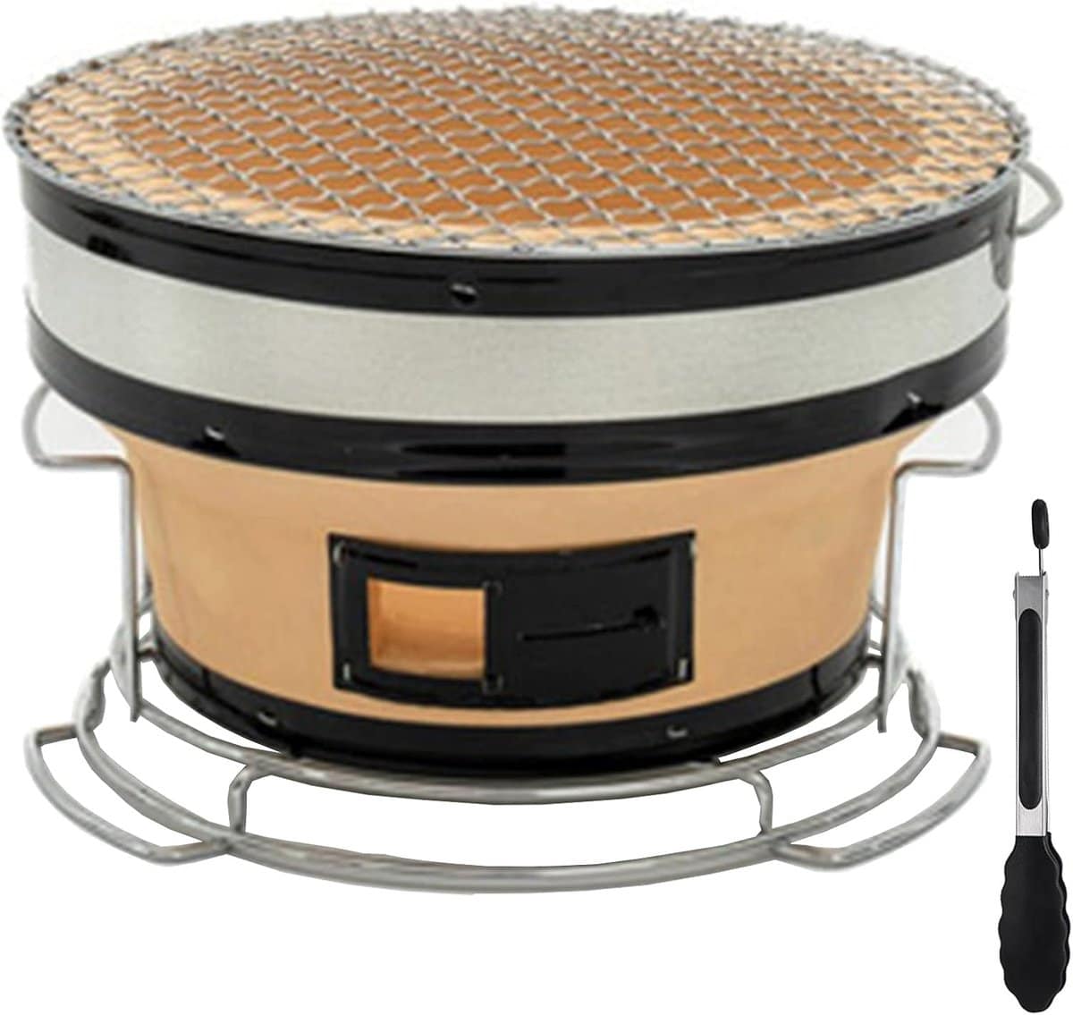 ronde houtskoolgrill tafelgrill yakatori kamperen thuisgebruik superieur