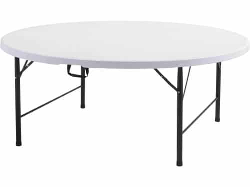 Ronde Klaptafel - Feesttafel - Grote bijeenkomsten - Inklapbaar kofferformaat