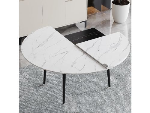 Ronde Klaptafel - Houten Tafelblad - Feesten en Bijeenkomsten