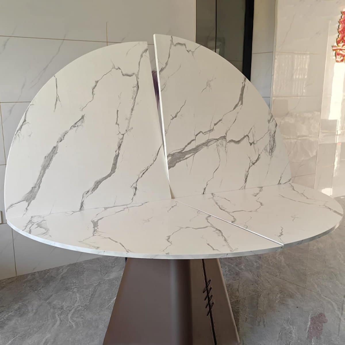 ronde klaptafel inklapbaar meubel feestelijke evenementen ruimtebesparend