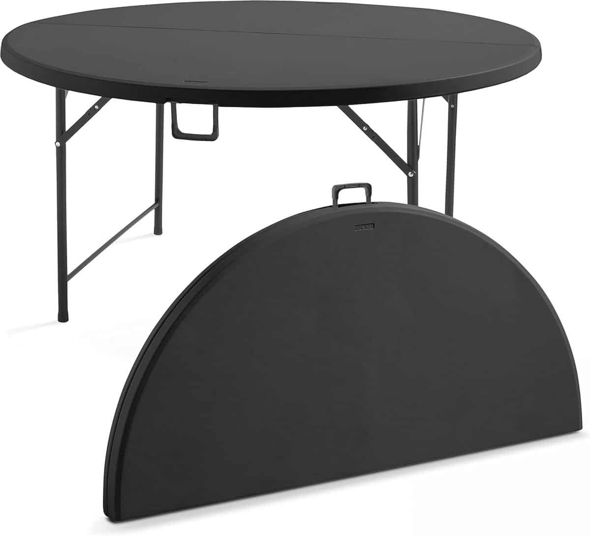 ronde klaptafel voor 8 personen ideaal voor evenementen en