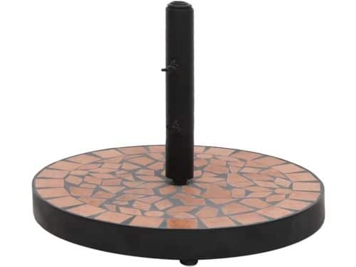 Ronde Parasolvoet 12 kg - Terracotta Kleurige Voet voor Terrasparasol