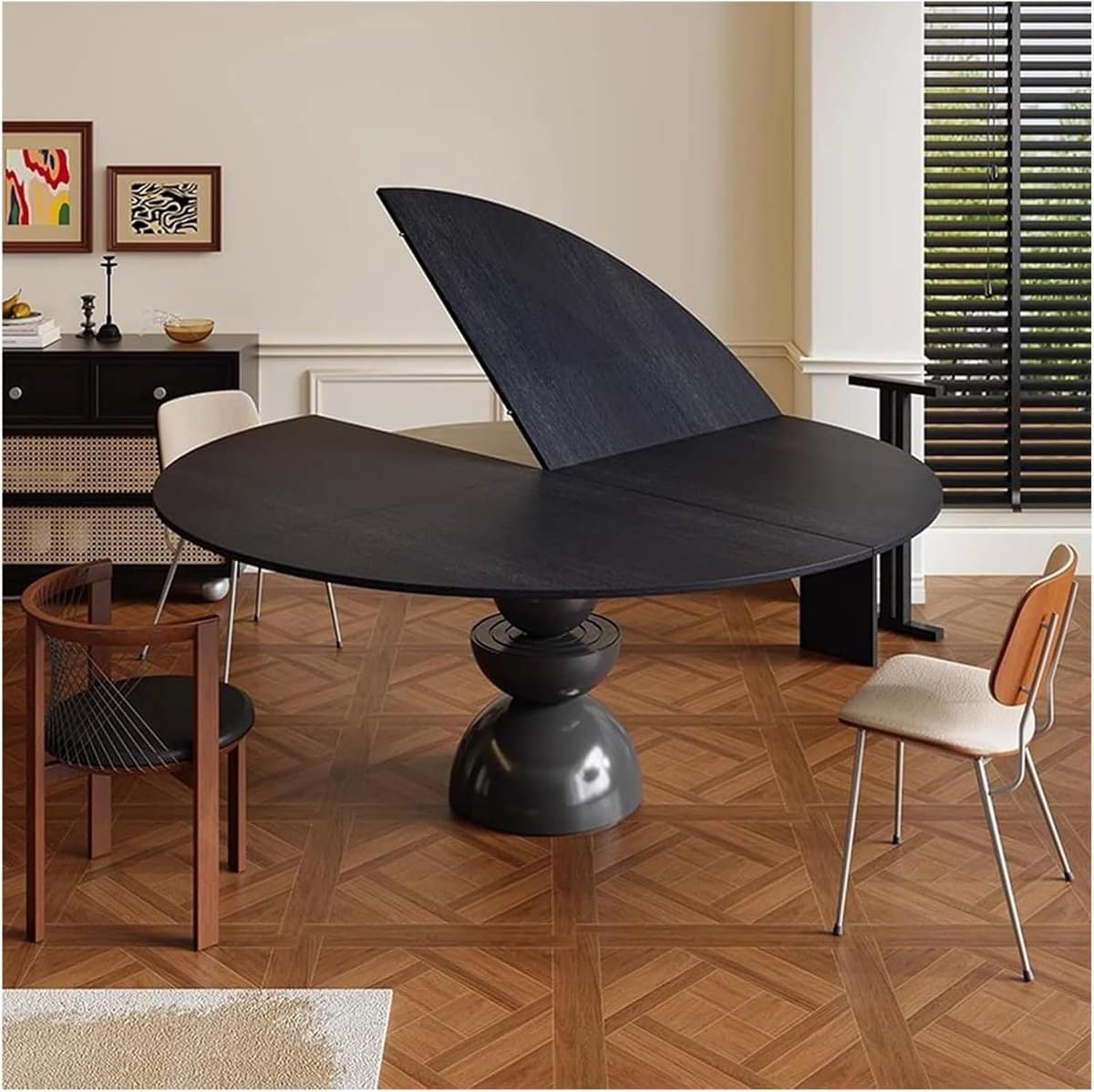 ronde tafel klaptafel blad feestelijke bijeenkomsten lichtgewicht