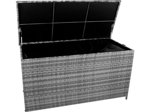 Rotan Tuin Opbergbox Kussenbox 700 L Grijs Grote Rattan Kist