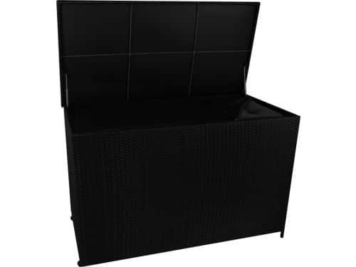 Rotan Tuin Opbergbox Kussenbox 996 L Zwart Grote Rattan Kist